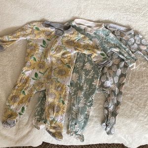 Baby girl pajama bundle